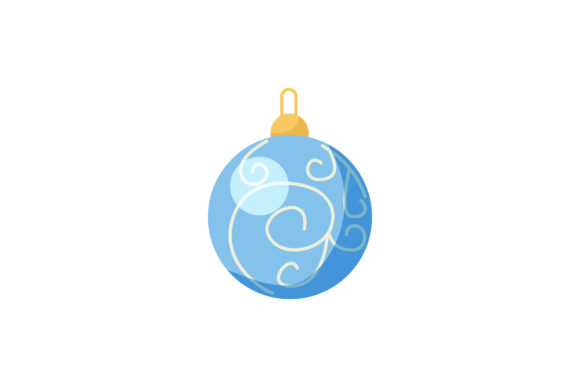 Blue Christmas Light Illustration