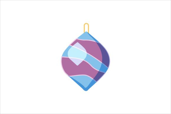 Blue Purple Christmas Light Illustration