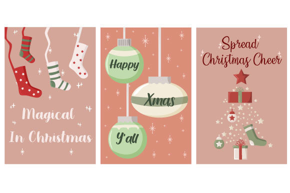 Christmas Card Warm Set