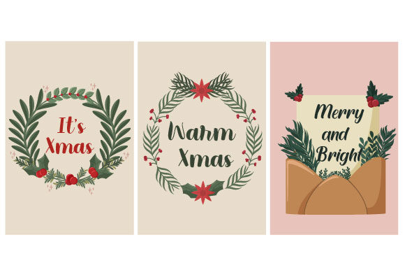 Christmas Card with Plant