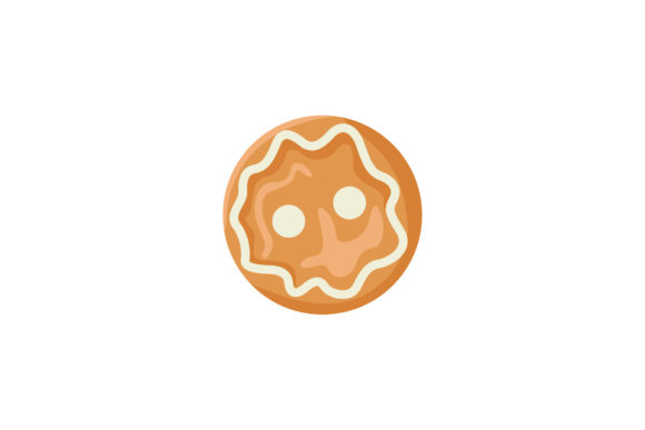 Christmas Circle Cookie Illustration