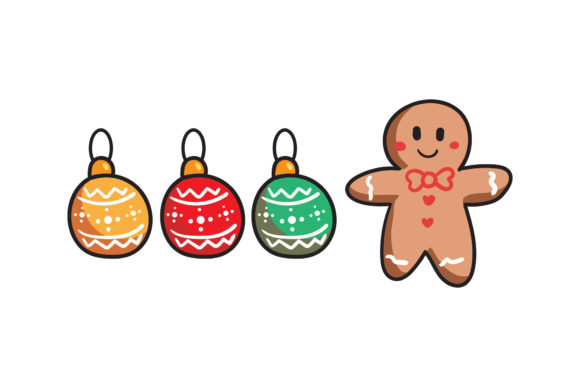 Cookies Ornament Set Illustrations