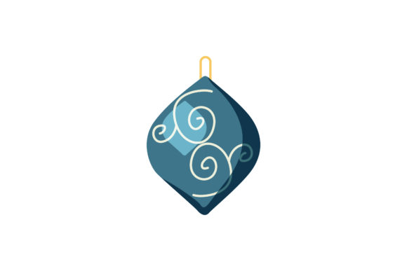 Dark Blue Christmas Light Illustration