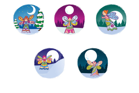 Fairy Christmas Bundle Illustration