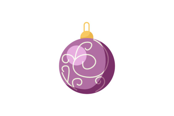 Purple Christmas Light Illustration