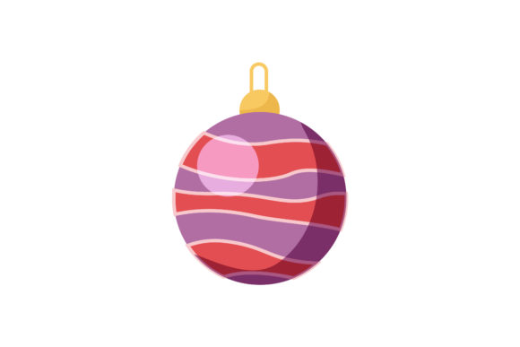 Red Purple Christmas Light Illustration